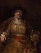 REMBRANDT Harmenszoon van Rijn Self-portrait (mk08) Spain oil painting artist